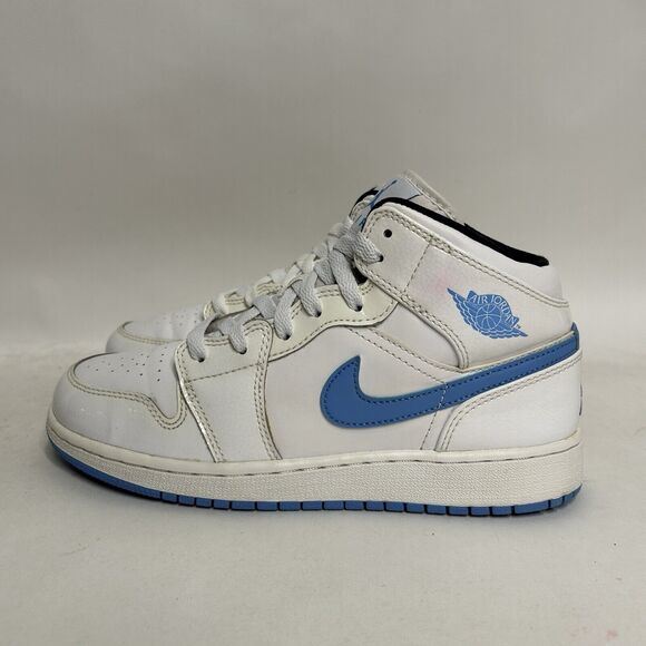 Nike Shoes Air Jordan 1 Retro Mid GS “Legend Blue/UNC" 2024 - Picture 6 of 8